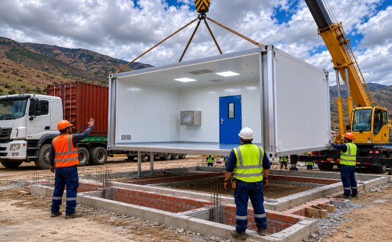 VAKIMU Peru modular cleanroom transportation and installation process