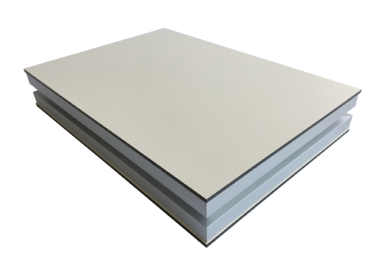 Real HPL cleanroom panel sample for wet laboratory wall material selection